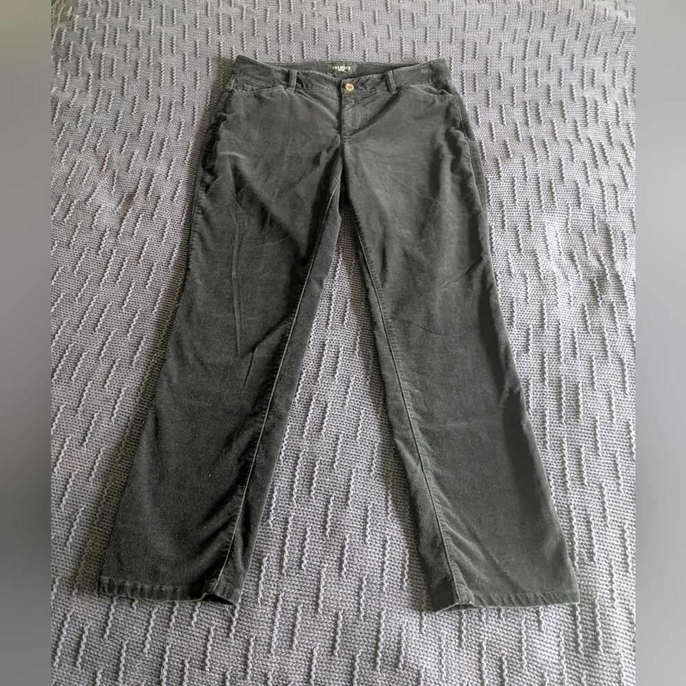 Talbots Black Velvet Slacks 10P